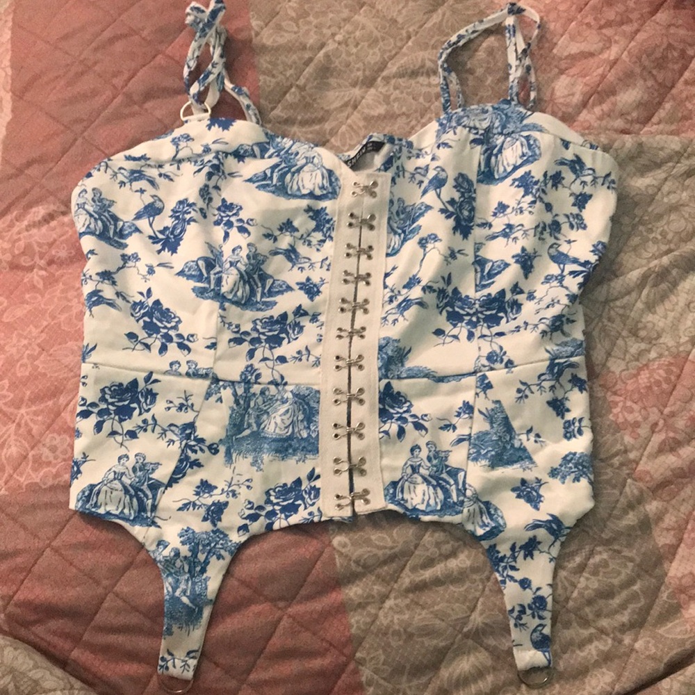 Shein corset shirt
